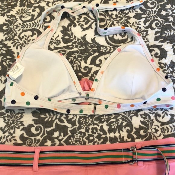 Jantzen Ruby polka dot belted retro bikini - Picture 7 of 13
